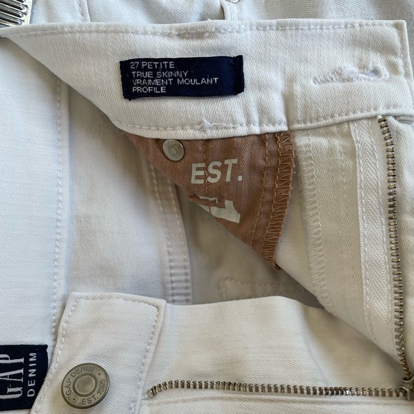Gap True Skinny jeans in Sculpt, white - Picture 5 of 6